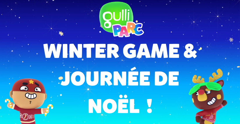 Activités de Noël dans les Gulli Parc pour les vacances en Ile-de-France 