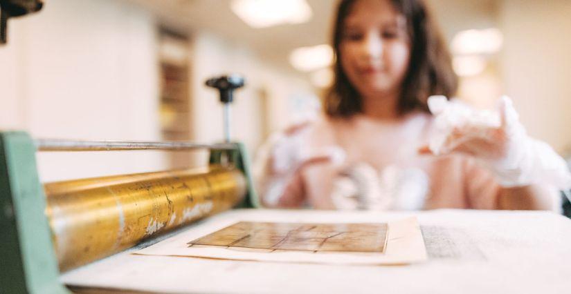 Atelier gravure en famille au musée départemental des Peintres de Barbizon (77)