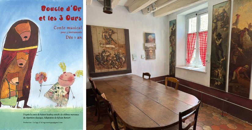 Boucle d'or et les 3 ours, spectacle musical dès 1 an, Musée départemental des Peintres de Barbizon (77)