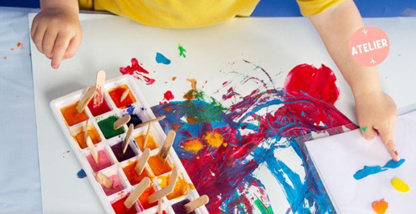 Atelier Baby Painting chez Kawatee : l'éveil sensoriel des tout-petits à Palaiseau (91)