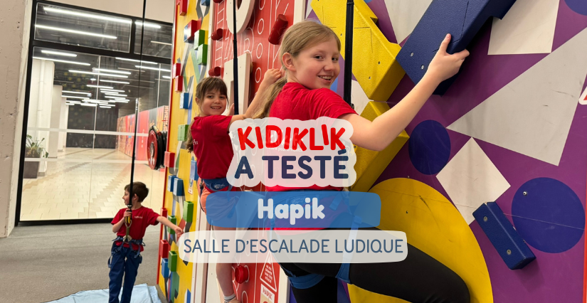 Escalade ludique chez Hapik : on a testé cette sortie verticale avec les enfants !