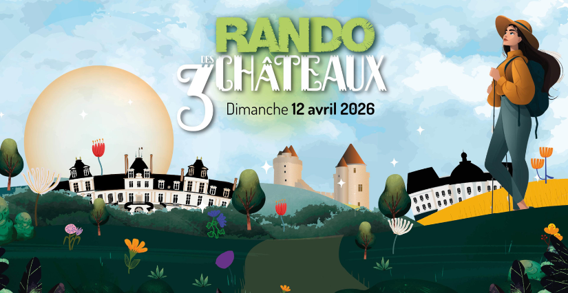 RANDO DES 3 CHATEAUX, parcours famille gratuit en en Seine-et-Marne 