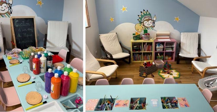 Atelier d'éveil à la Tribu de Bébé: peinture sensorielle pour les tout-petits 