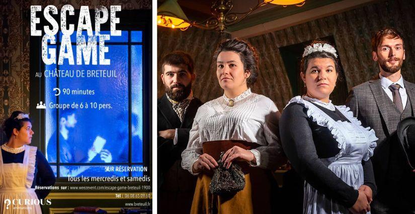 Escape game au château de Breteuil : l'aventure "1900" spéciale vacances (78)