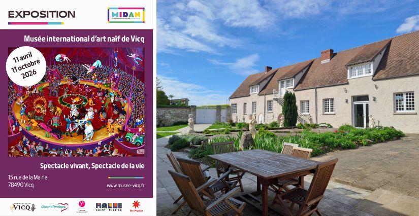 Exposition "Spectacle vivant, spectacle de la vie" au Musée International d’Art Naïf (78)