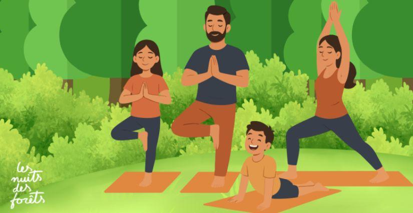 Yoga en famille gratuit : "Nuits des Forêts" en Forêt départementale des Terriers (78)