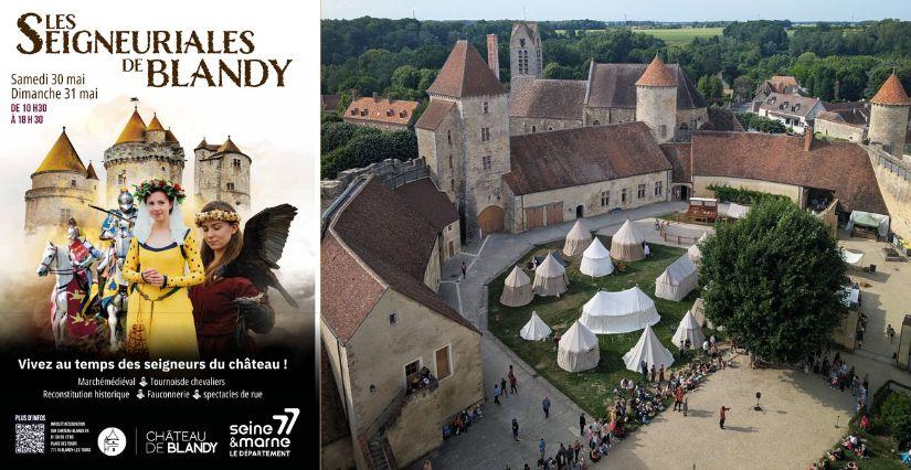 Les Seigneuriales de Blandy : fête médiévale et animations pour toute la famille en Seine-et-Marne (77)