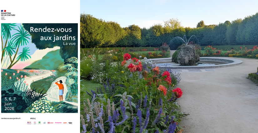Rendez-vous aux jardins, visite commentée et livret-jeu dans le Jardin Bossuet à Meaux (77)