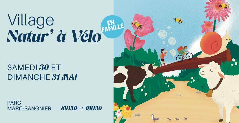 Village Natur’à vélo, sortie en famille, Antony (92)