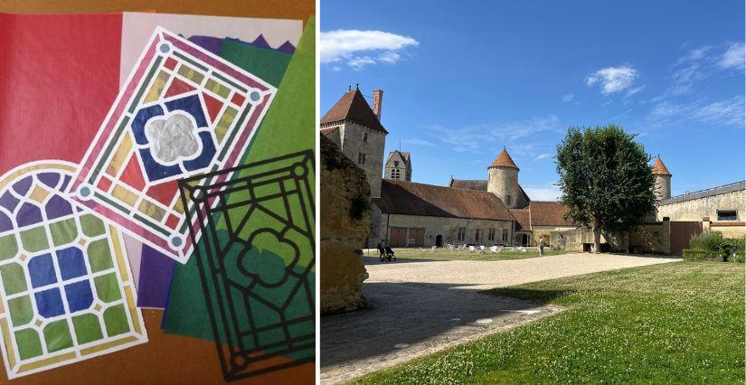 Atelier vitrail pour les enfants au Château de Blandy (77)