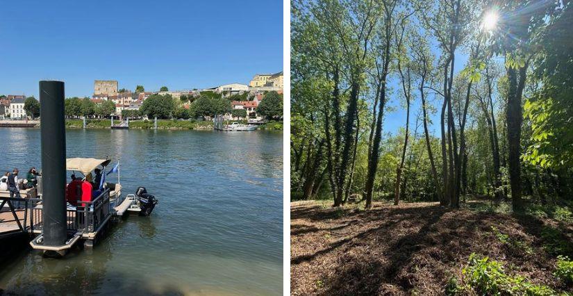 Traversée gratuite en bac : Conflans-Sainte-Honorine vers l’île de Devant (78)