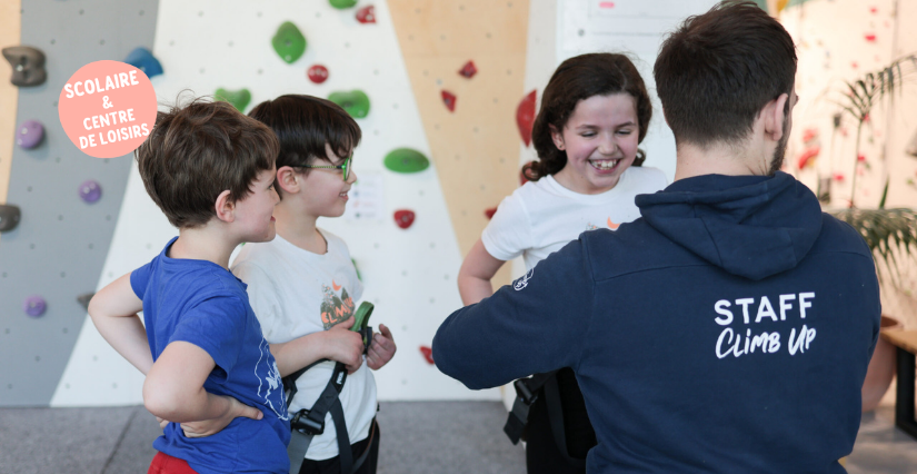 Climb Up Aubervilliers (93) : l'escalade en groupe et ses bénéfices pour les enfants 