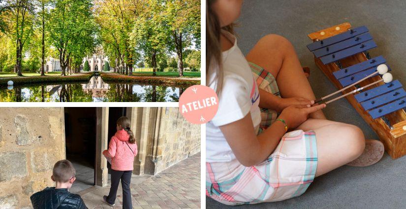 Atelier en famille à l'abbaye de Royamont (95) : la mélodie qui danse avec le vent 