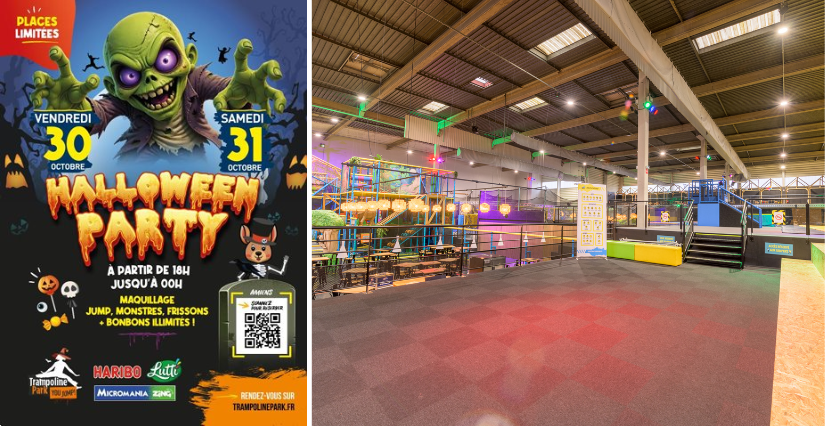 Soirée spéciale Halloween au Trampoline Park de Palaiseau (91)
