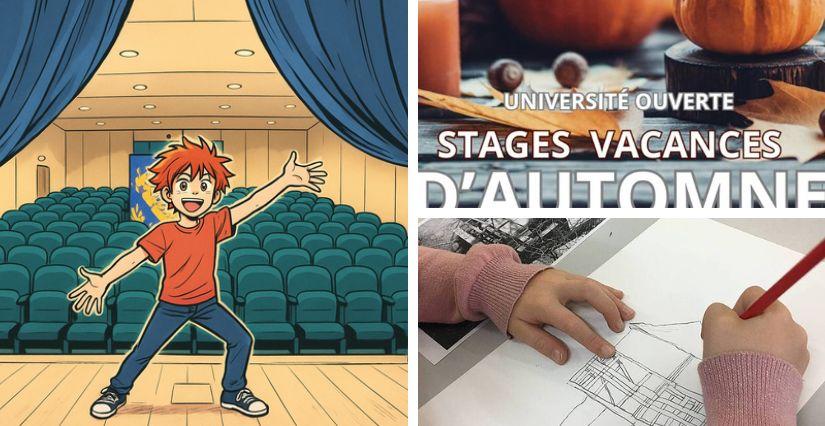 Stages de vacances d'automne à l'Université Ouverte de Versailles dans les Yvelines (78)