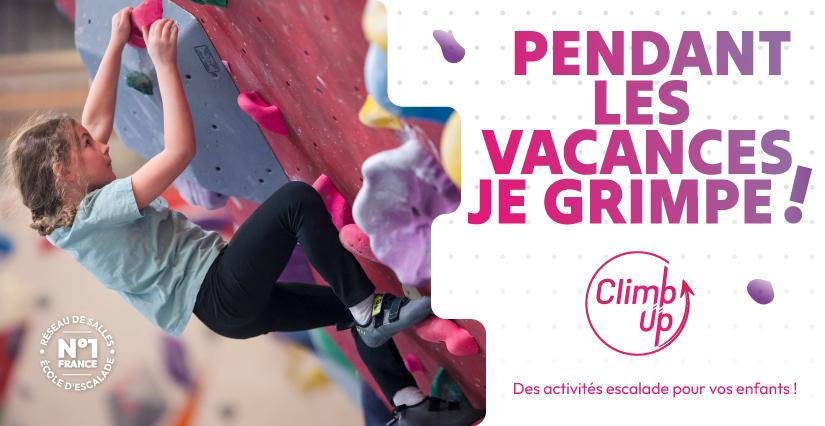 Stages d'escalade pour les enfants et ados à Climb Up Aubervilliers à la Toussaint (93)