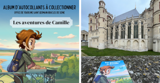 LES AVENTURES DE CAMILLE : un album d'autocollants à collectionner à Saint Germain Boucles de Seine 