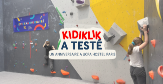 Anniversaire enfant à l'UCPA Sport Station Hostel Paris : escalade et goûter au rendez-vous 