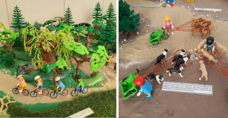 Exposition "Playmobil, en avant les Espaces Naturels Sensibles" à la Maison des Insectes (78)