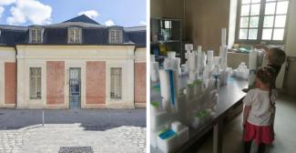 © Nicolas Brasseur - Vue du centre d’art depuis la cour de la maréchalerie ÉNSA Versailles, 2025 Atelier gratuit pour enfants à La Maréchalerie : initiation à l’art contemporain pour les 6-12 ans à Versailles (78)
