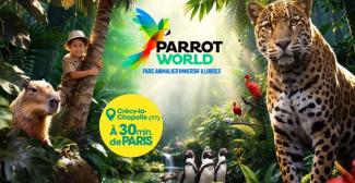 Parrot World, le parc animalier immersif pour un voyage en Amérique du Sud (77)